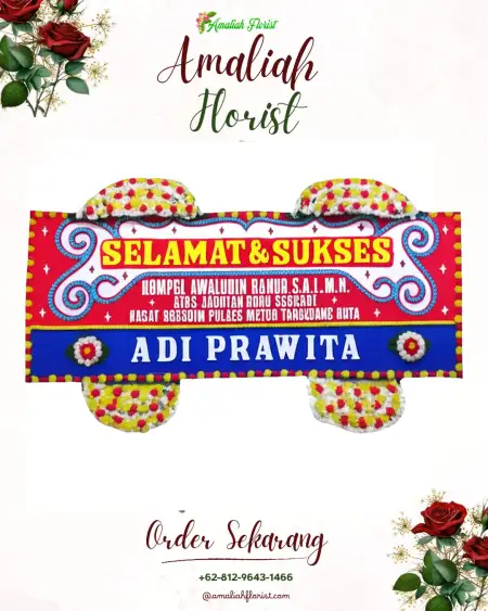 Papan Bunga Ucapan Selamat Wonosuko